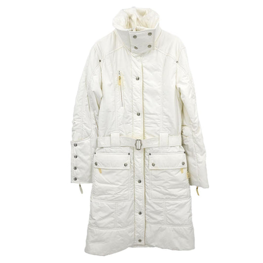 Christian Dior Single Breasted Coat White #38