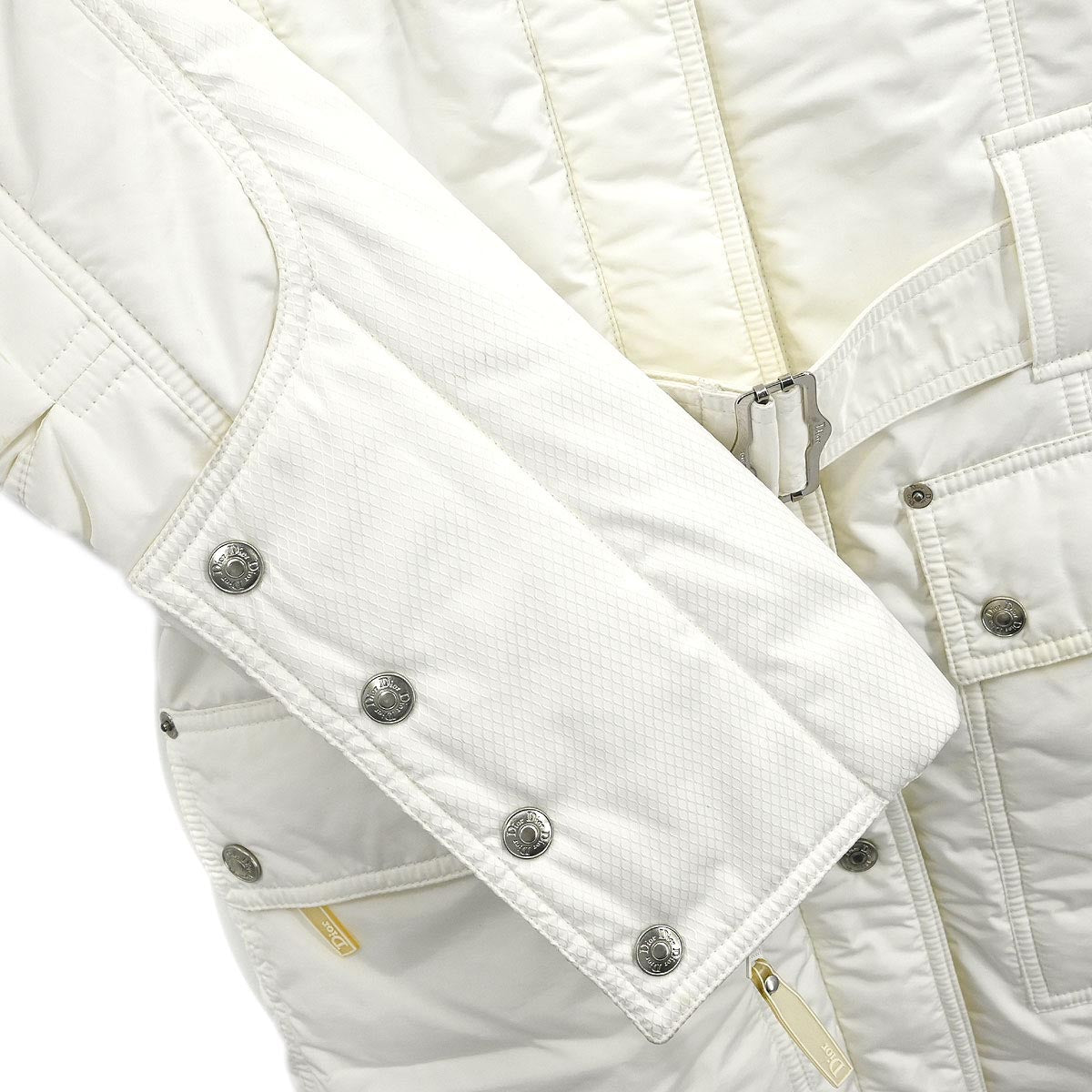 Christian Dior Single Breasted Coat White #38