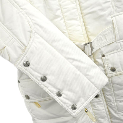 Christian Dior Single Breasted Coat White #38