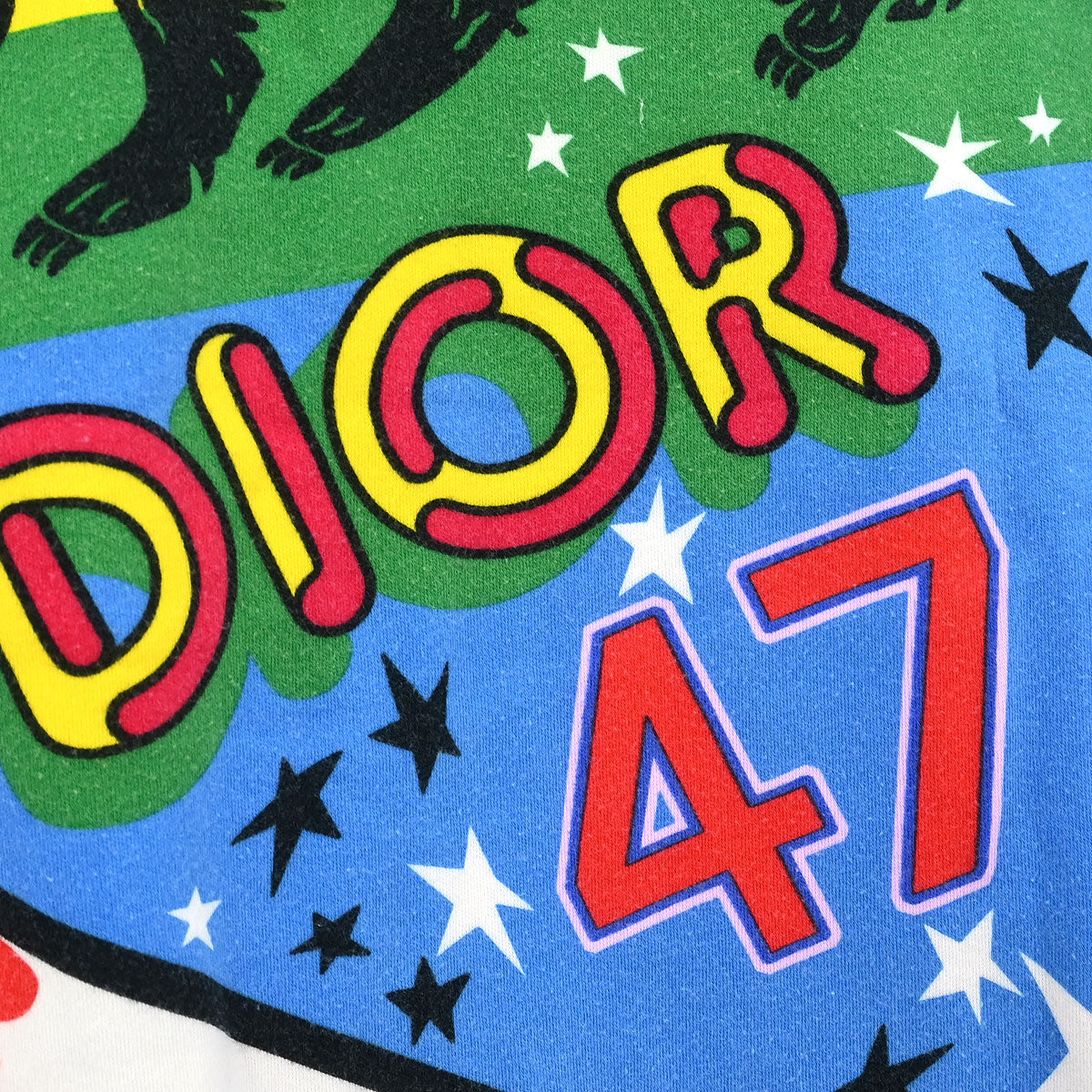 Christian Dior Tank Top Dior Mania Red Blue #40