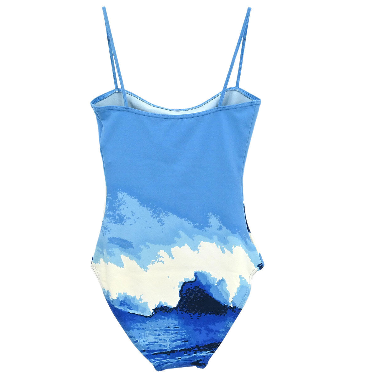 Chanel Surf Line Swimwear Swimsuit Blue #38