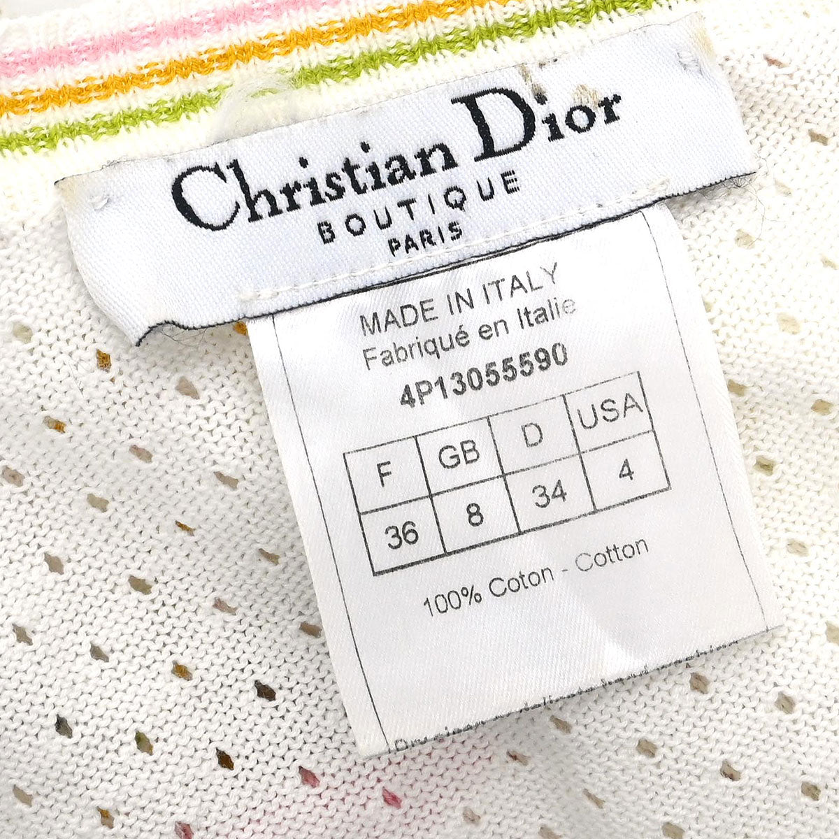 Christian Dior Sweater White #36