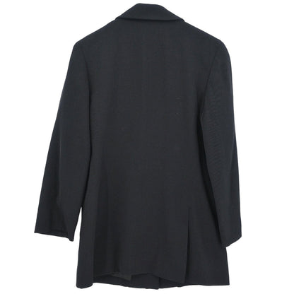 Chanel Single Breasted Jacket Black #36