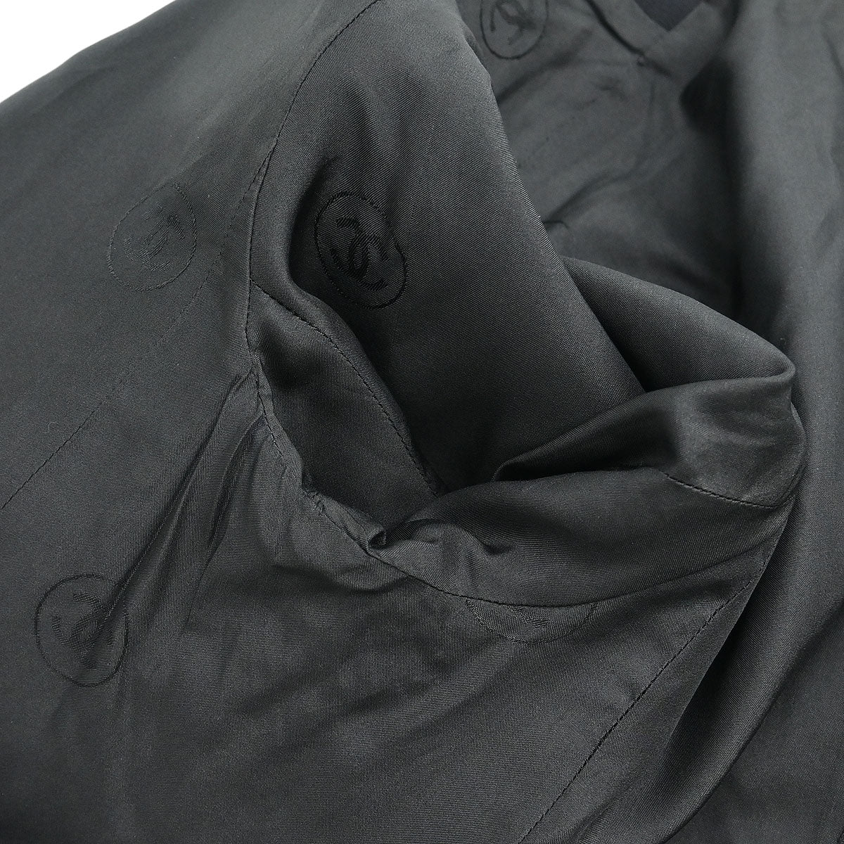 Chanel Single Breasted Jacket Black #36