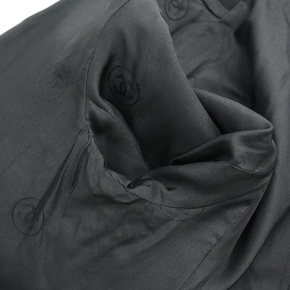 Chanel Single Breasted Jacket Black #36