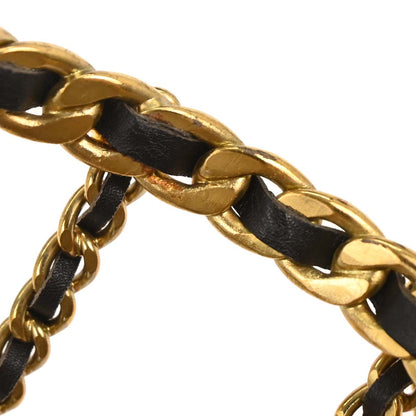 Chanel Gold Black Bottle Holder Shoulder Bag