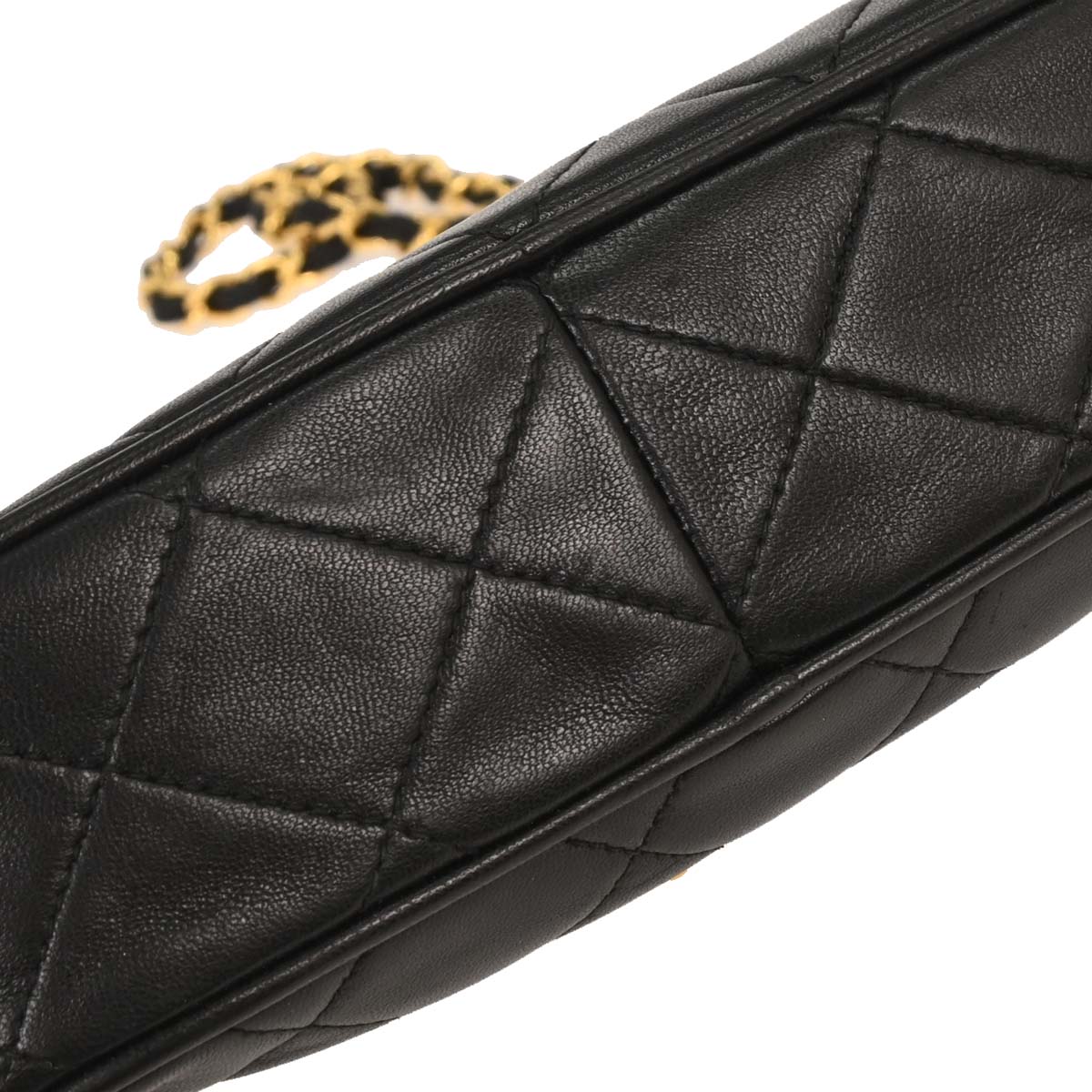 Chanel 1994-1996 Black Lambskin Camera Bag Mini