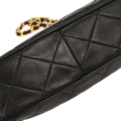 Chanel 1994-1996 Black Lambskin Camera Bag Mini