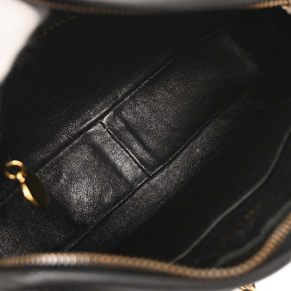 Chanel 1994-1996 Black Lambskin Camera Bag Mini