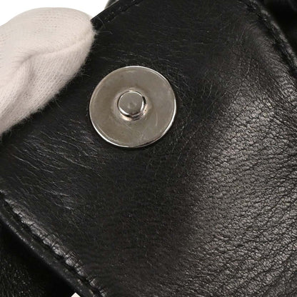 Chanel 2004-2005 Black Lambskin Luxury Chain Around Hobo Bag