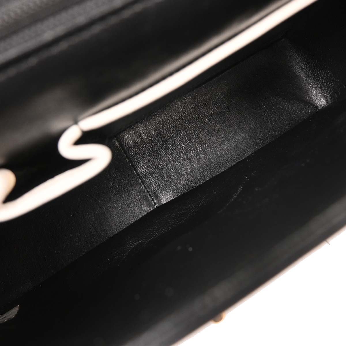 Chanel 1994-1996 Black Lambskin Single Flap Shoulder Bag