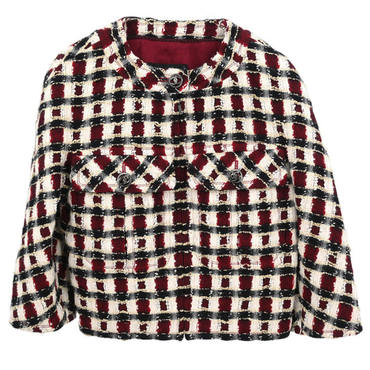 Chanel Zip Up Collarless Jacket #36