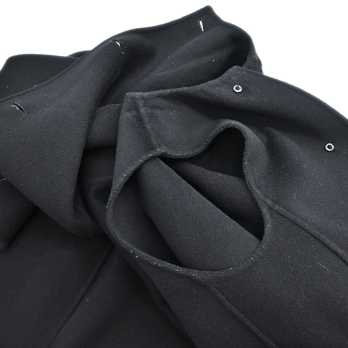 Fendi * Collarless Single Breasted Coat Black #36