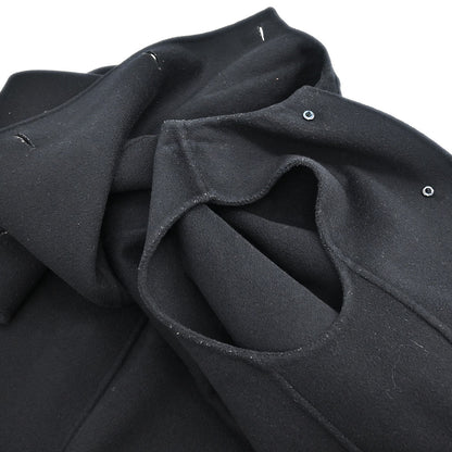 Fendi * Collarless Single Breasted Coat Black #36