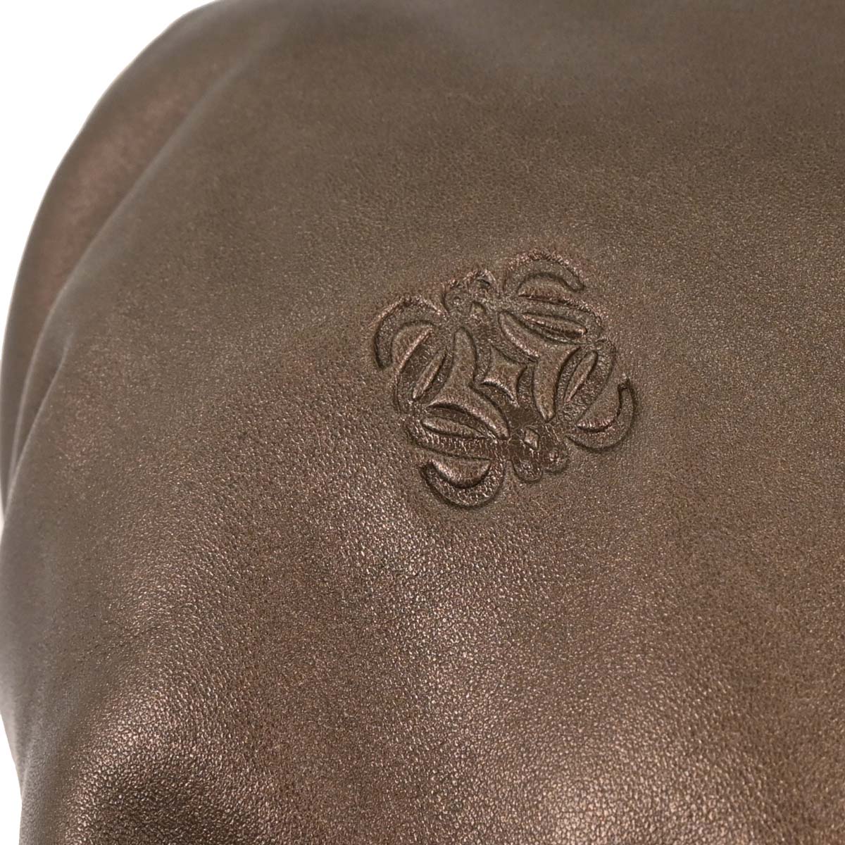 Loewe Brown Lambskin Viento Shoulder Bag