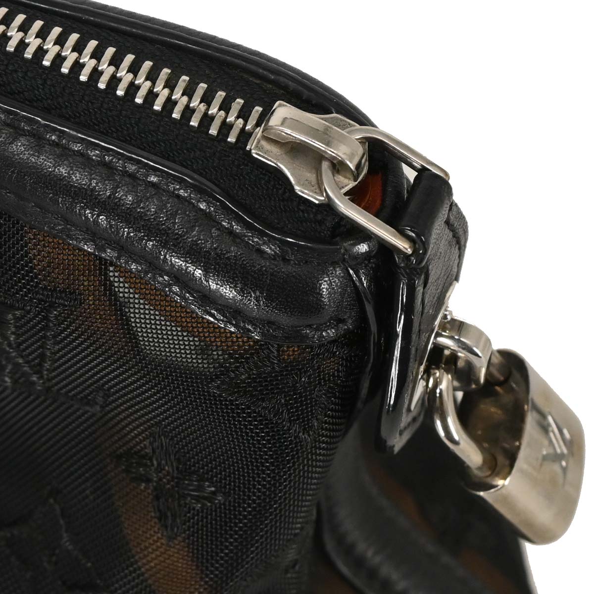 Louis Vuitton Black Monogram Transparent Lockit Handbag M40769