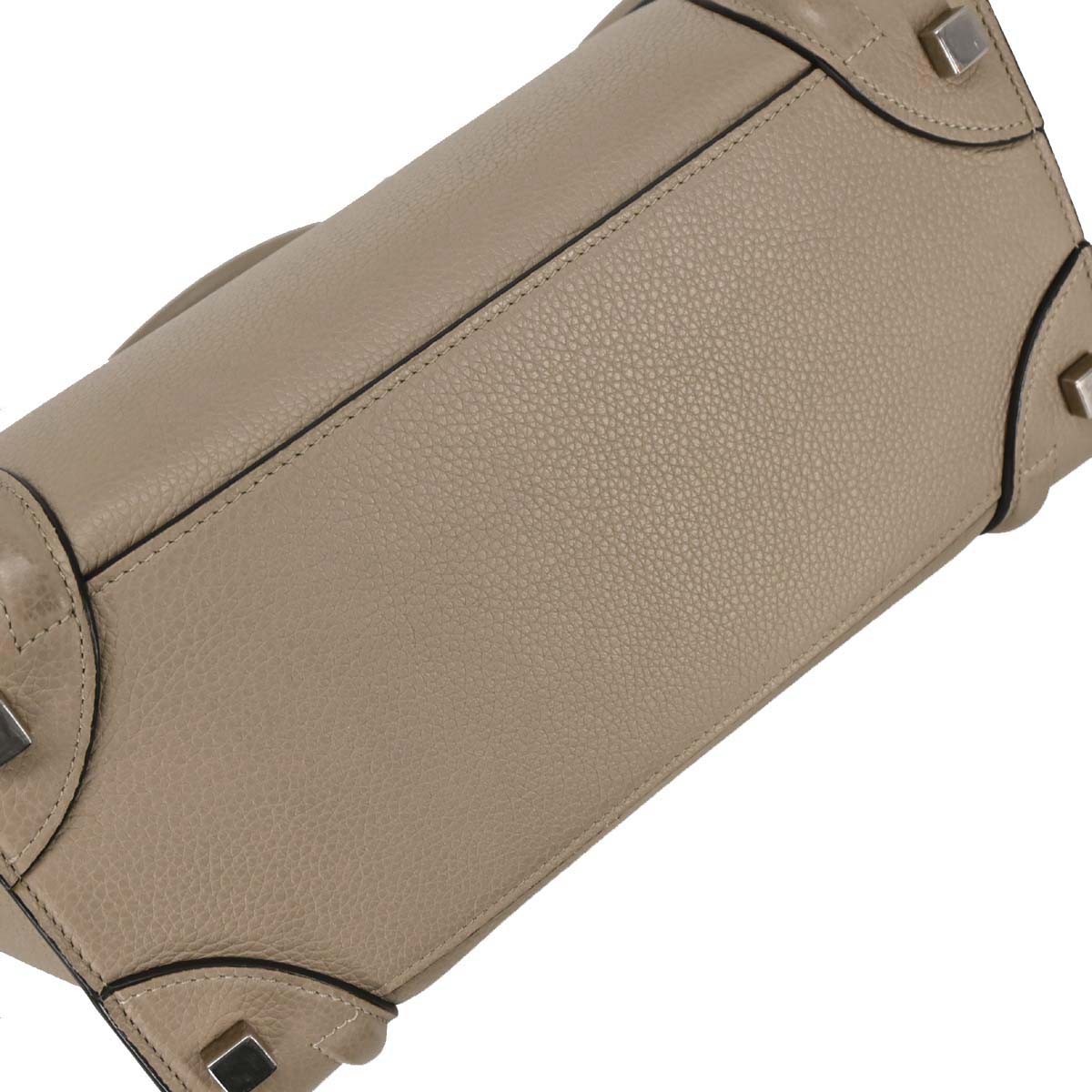 Celine Beige Luggage Micro Tote Handbag