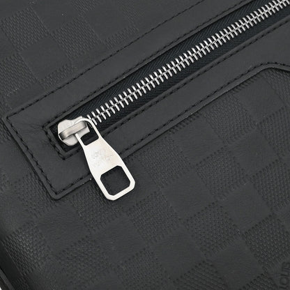 Louis Vuitton Black Damier Infini Calypso MM Shoulder Bag N41201