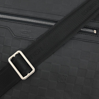 Louis Vuitton Black Damier Infini Calypso MM Shoulder Bag N41201