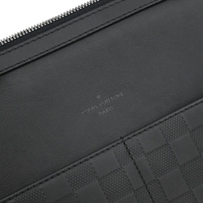 Louis Vuitton Black Damier Infini Calypso MM Shoulder Bag N41201