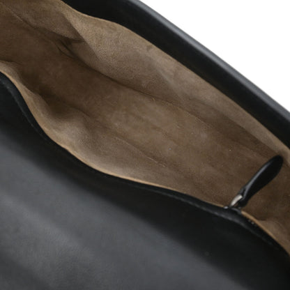 Bottega Veneta Black Lambskin Intrecciato 2way Shoulder Handbag