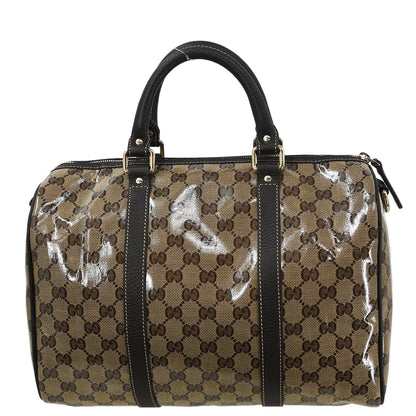 Gucci Brown GG Crystal Duffle Handbag