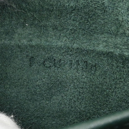 Celine Green Leather Nano Luggage 2way Shoulder Tote Bag