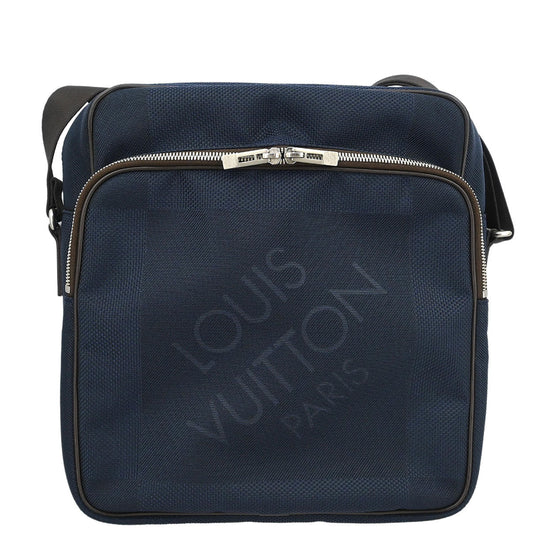 Louis Vuitton Navy Damier Geant Pilot Shoulder Bag N41159