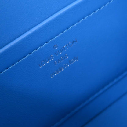 Louis Vuitton Navy Red Epi Bleecker Box Handbag M52466