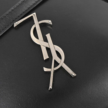 Saint Laurent Black Leather Heart Shoulder Bag