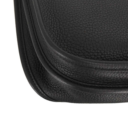 Hermes Black Taurillon Clemence Evelyne 3 29 PM Shoulder Bag
