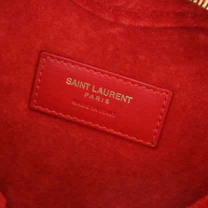 Saint Laurent * Red Python Love Heart Shoulder Bag