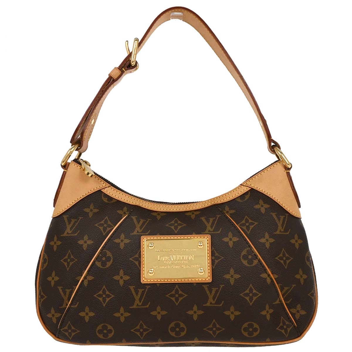 Louis Vuitton Monogram Thames PM Hobo Handbag M56384