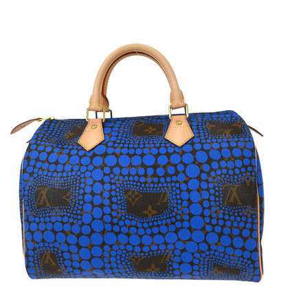 Louis Vuitton Blue Monogram Town Speedy 30 Handbag M40691