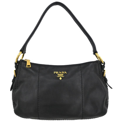 Prada * Black Calfskin Shoulder Bag