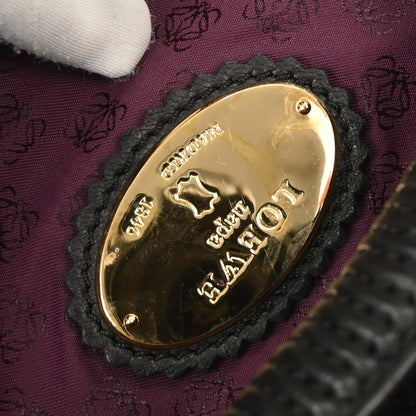 Loewe Black Lambskin Nappa Aire Tote Bag