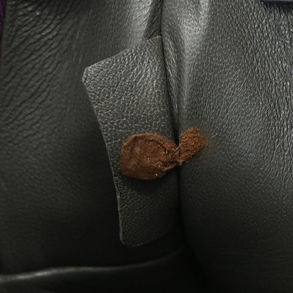 Loewe * Purple Crocodile Amazona 23 Handbag