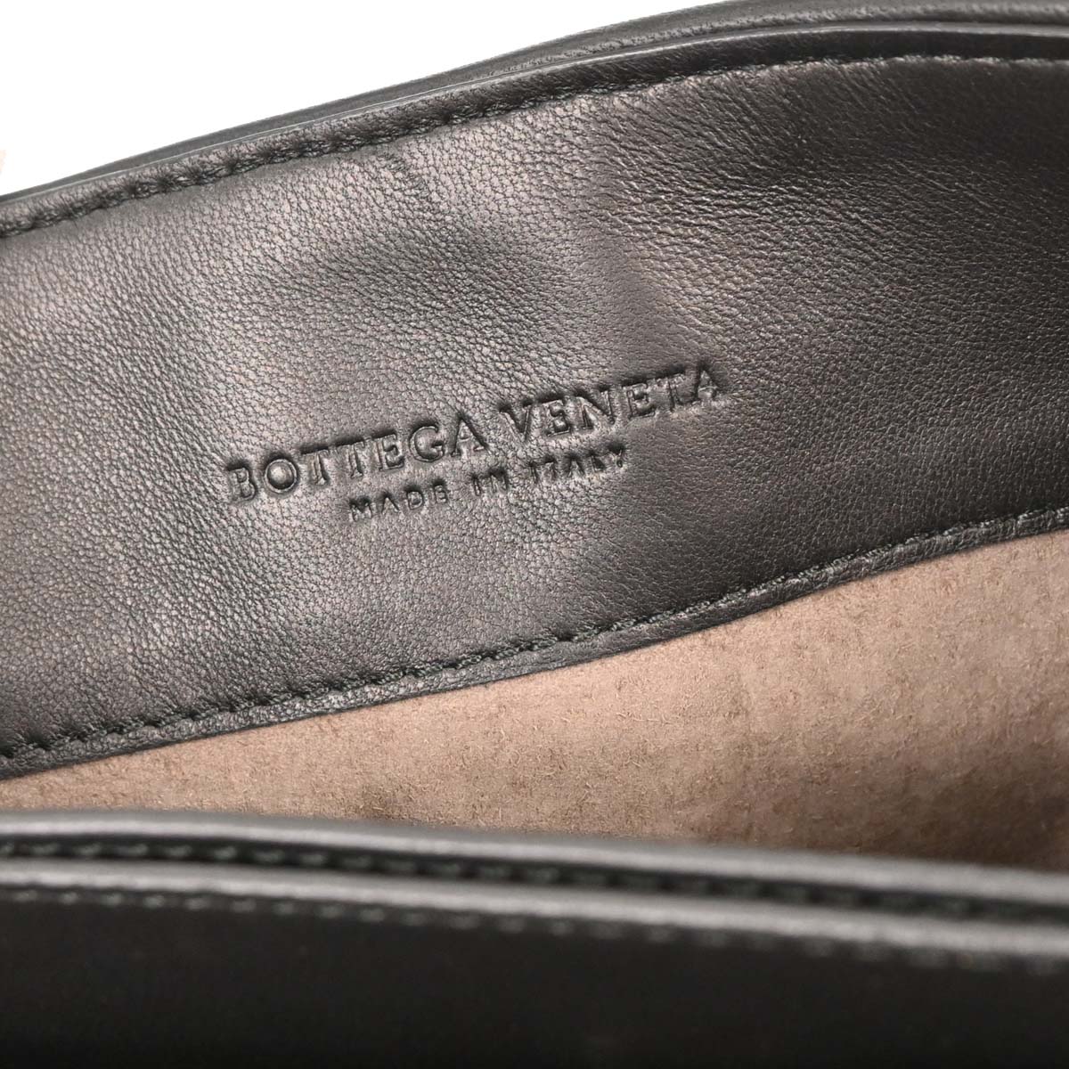 Bottega Veneta Black Intrecciato Shoulder Bag