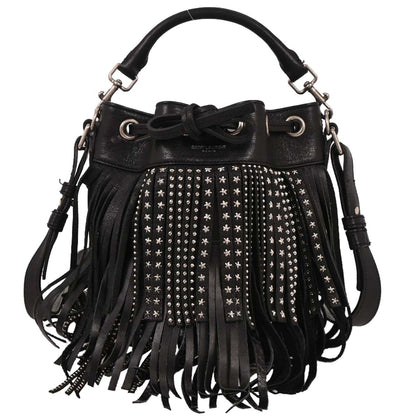 Saint Laurent Black Emmanuelle Shoulder Bag