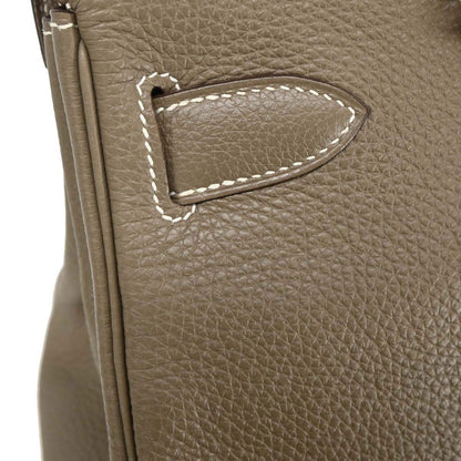 Hermes Etoupe Gray Togo Kelly 40 Retourne 2way Shoulder Handbag