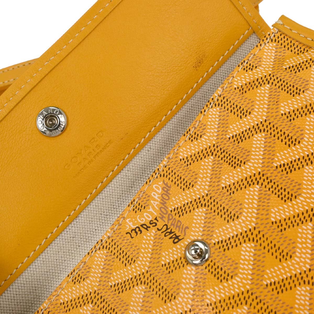 Goyard Yellow Saint Louis PM Tote Bag
