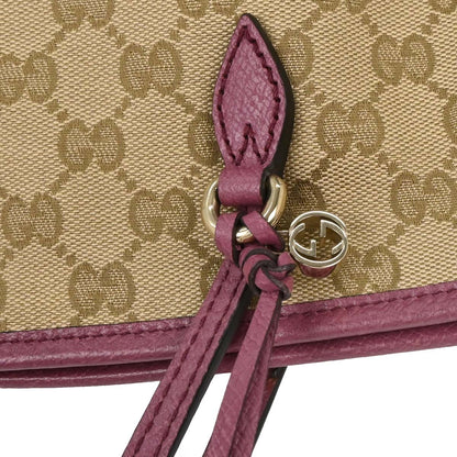 Gucci Beige Canvas Tote Handbag