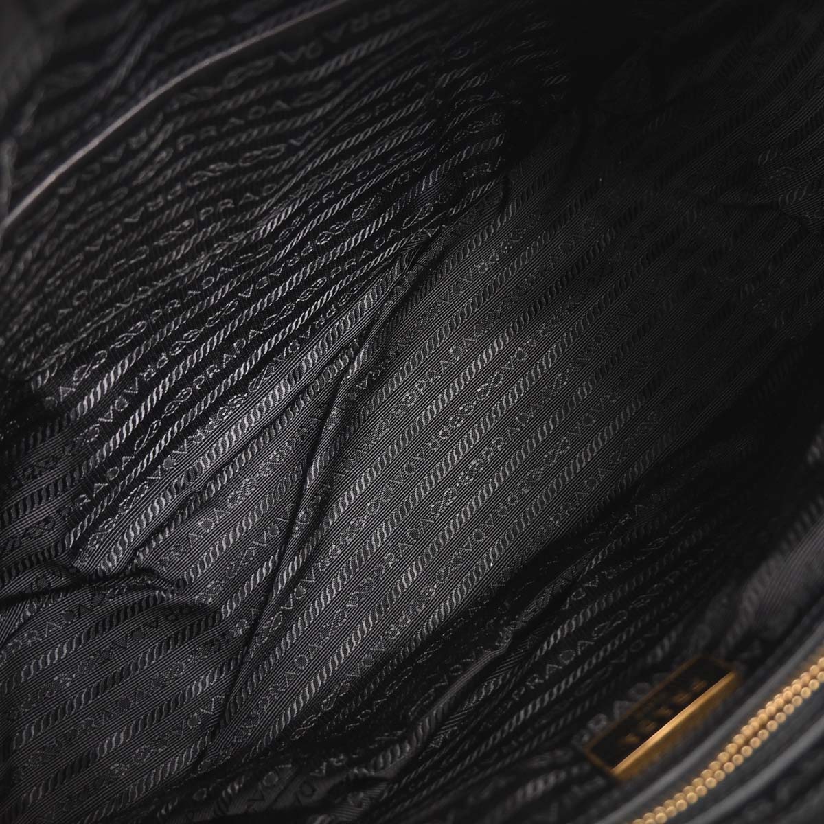 Prada * Black Nylon 2way Shoulder Handbag