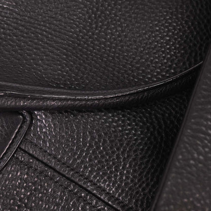 Prada Black Leather Tote Handbag