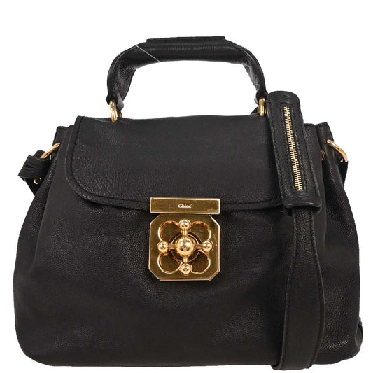 Chloe 2012 Black Leather Elsie Handbag