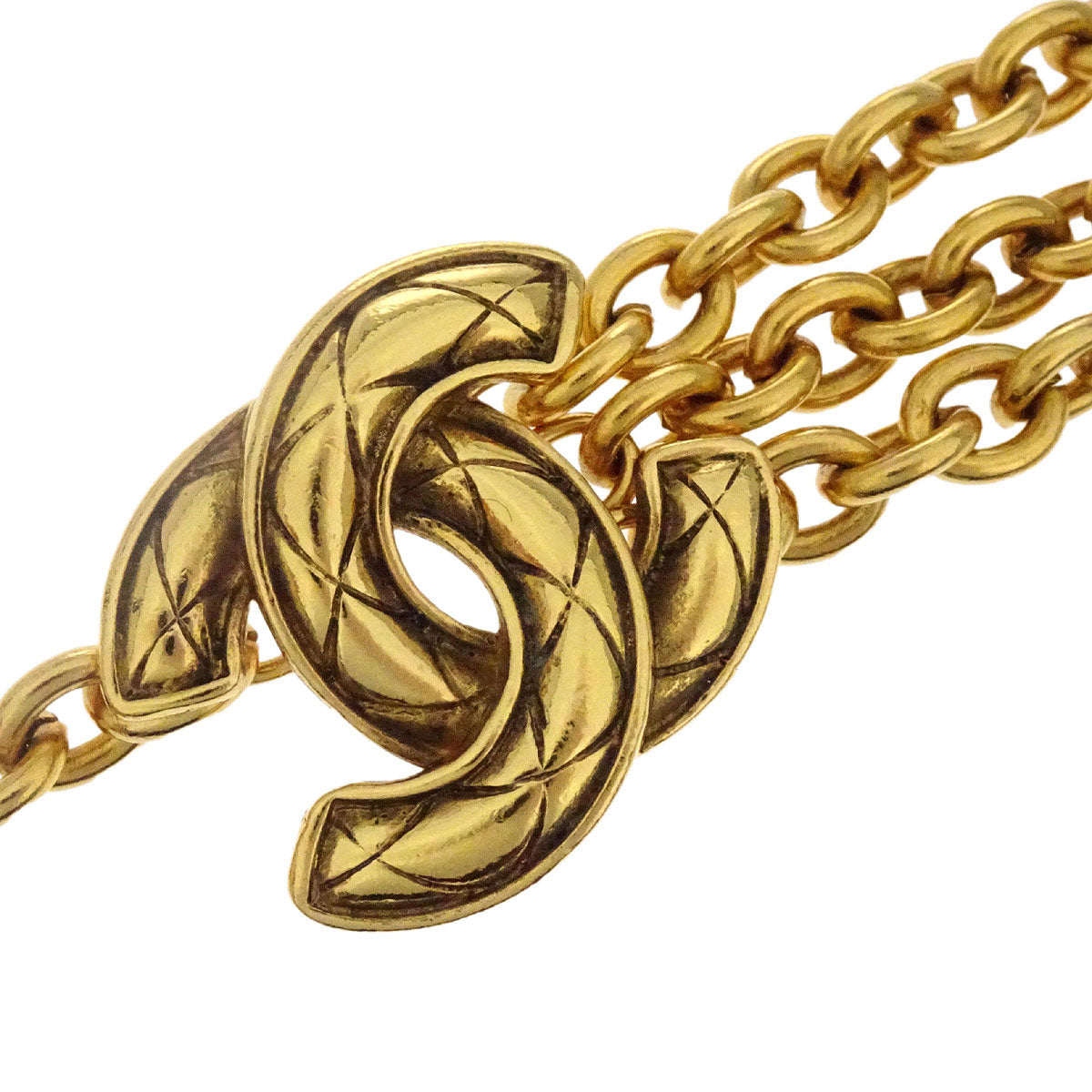 Chanel CC Chain Belt Gold 6051 Small Good