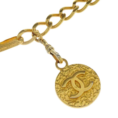Chanel Medallion Chain Belt Gold 1982 Small Good