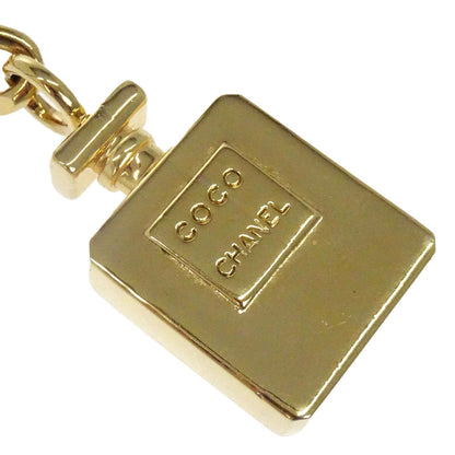 Chanel Perfume Charm Chain Belt Gold Small Good