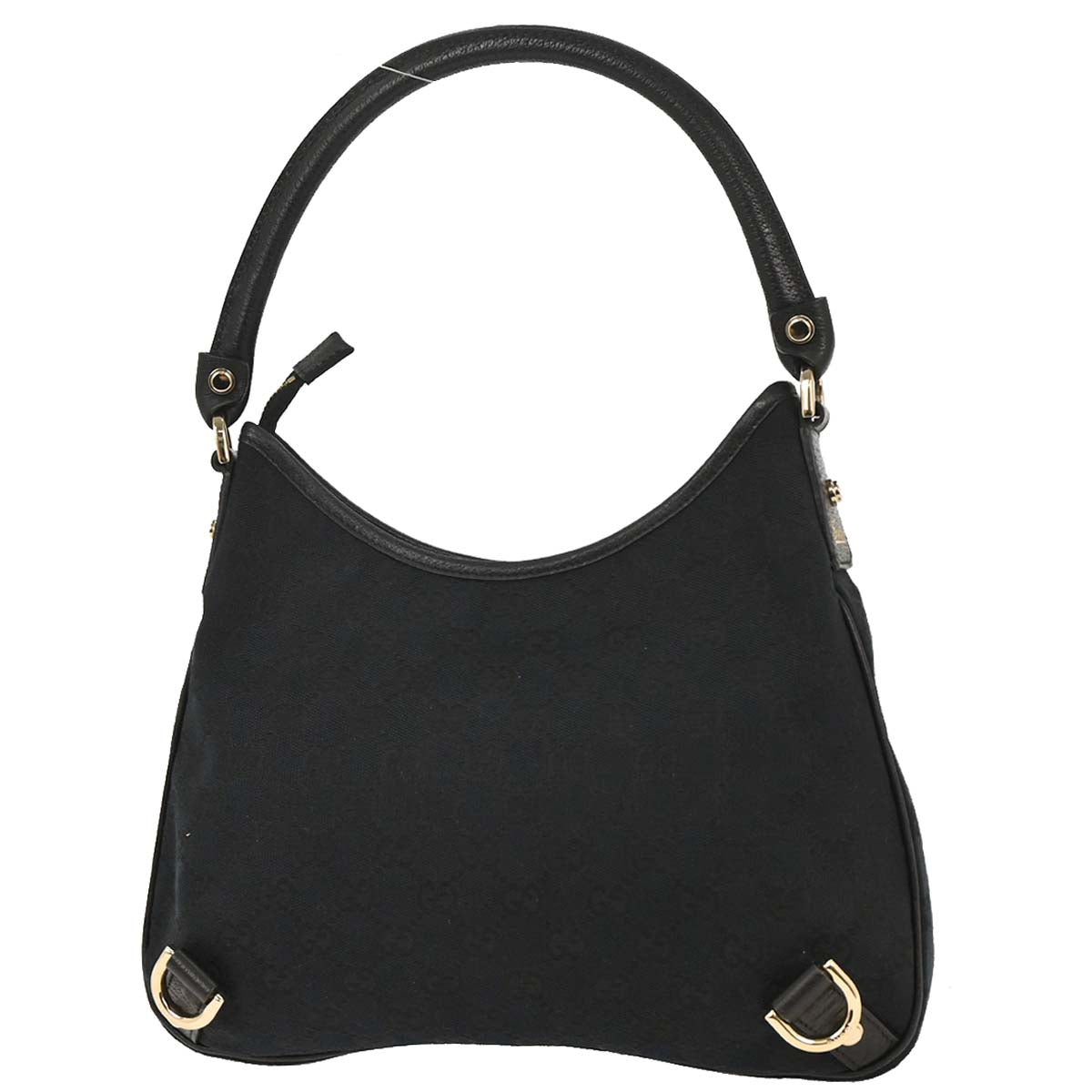 Gucci Black GG Abbey D Ring Handbag