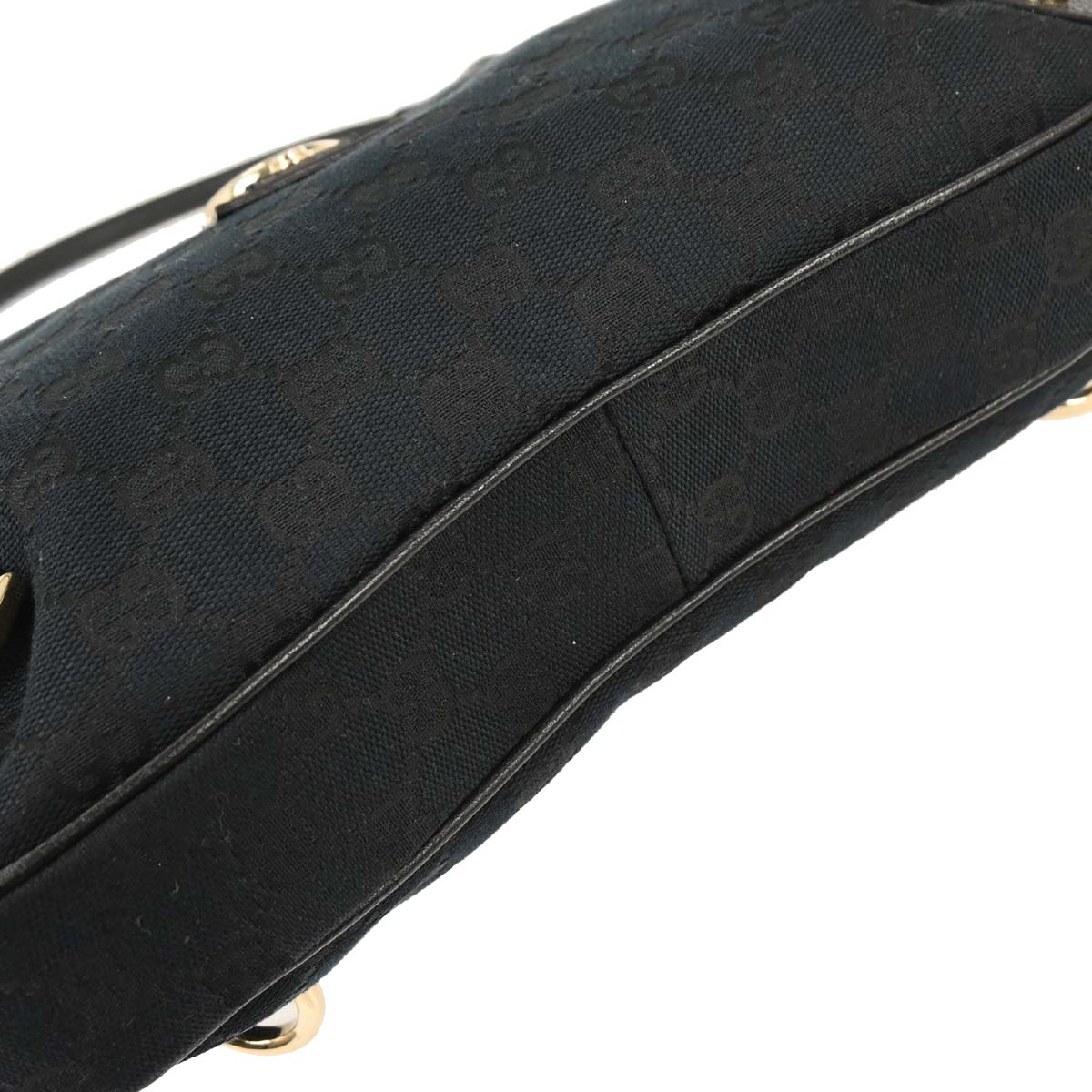 Gucci Black GG Abbey D Ring Handbag